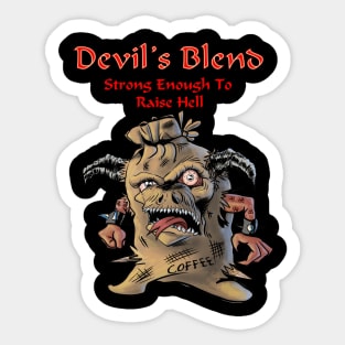 Devil's Blend Coffee Sticker